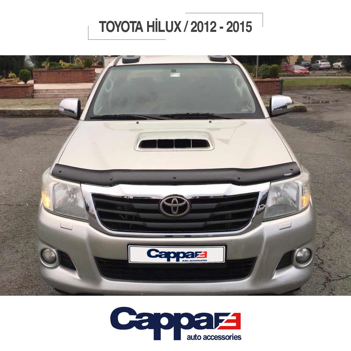 Toyota Hilux 2012 - 2015 Bonnet Deflector 4mm