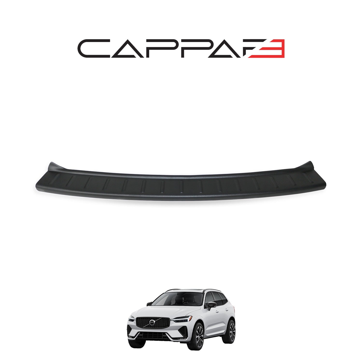 Volvo XC60 2017 Onwards Rear Bumper Sill Protector Matt