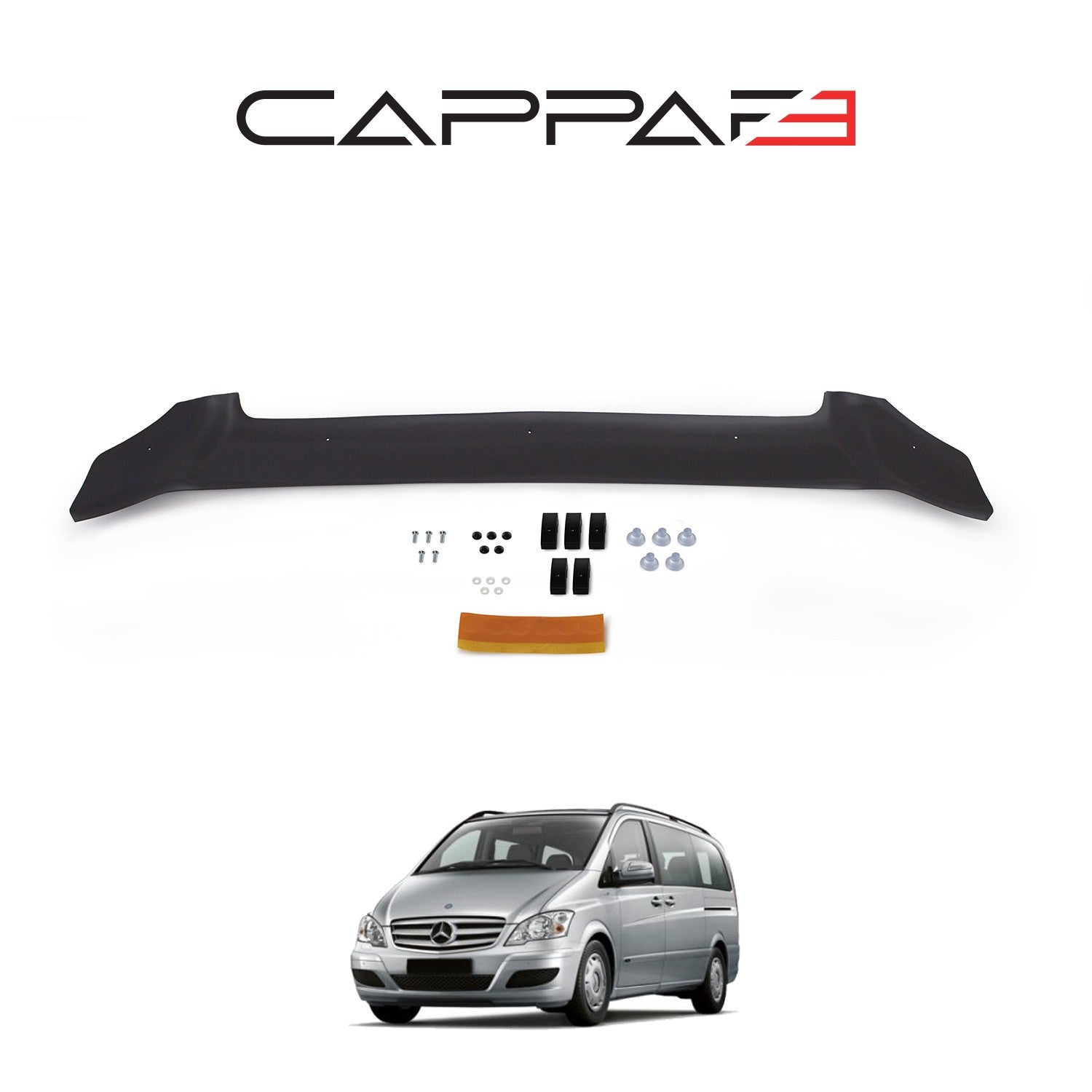 Mercedes Viano 2011 - 2014 Bonnet Deflector 3mm