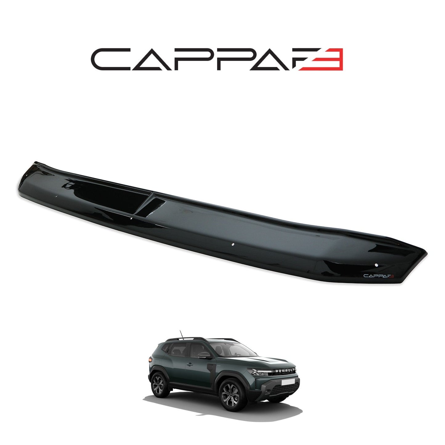 Renault Duster 2024 Onwards Bonnet Deflector 3mm