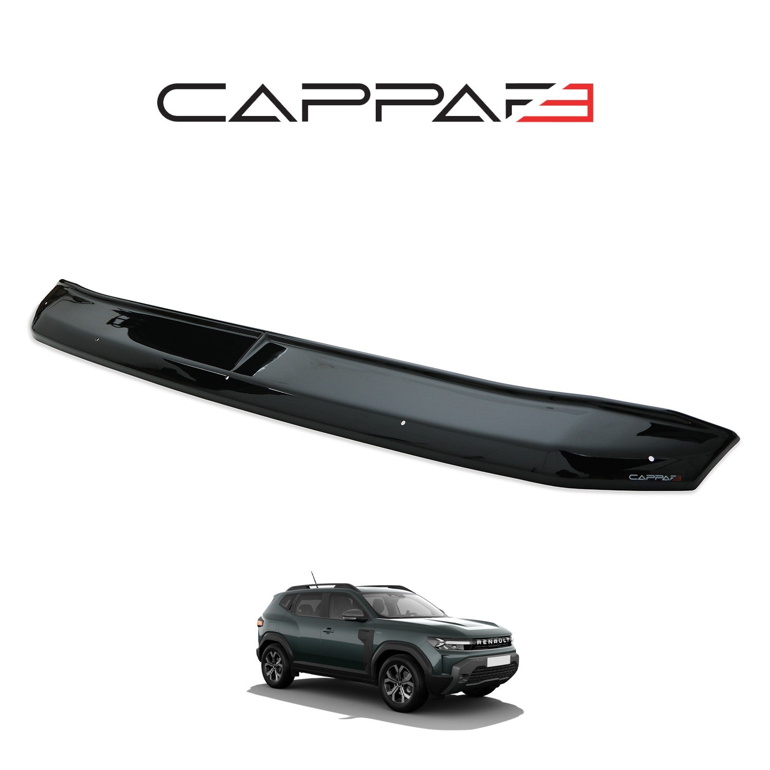 Renault Duster 2024 Onwards Bonnet Deflector 3mm