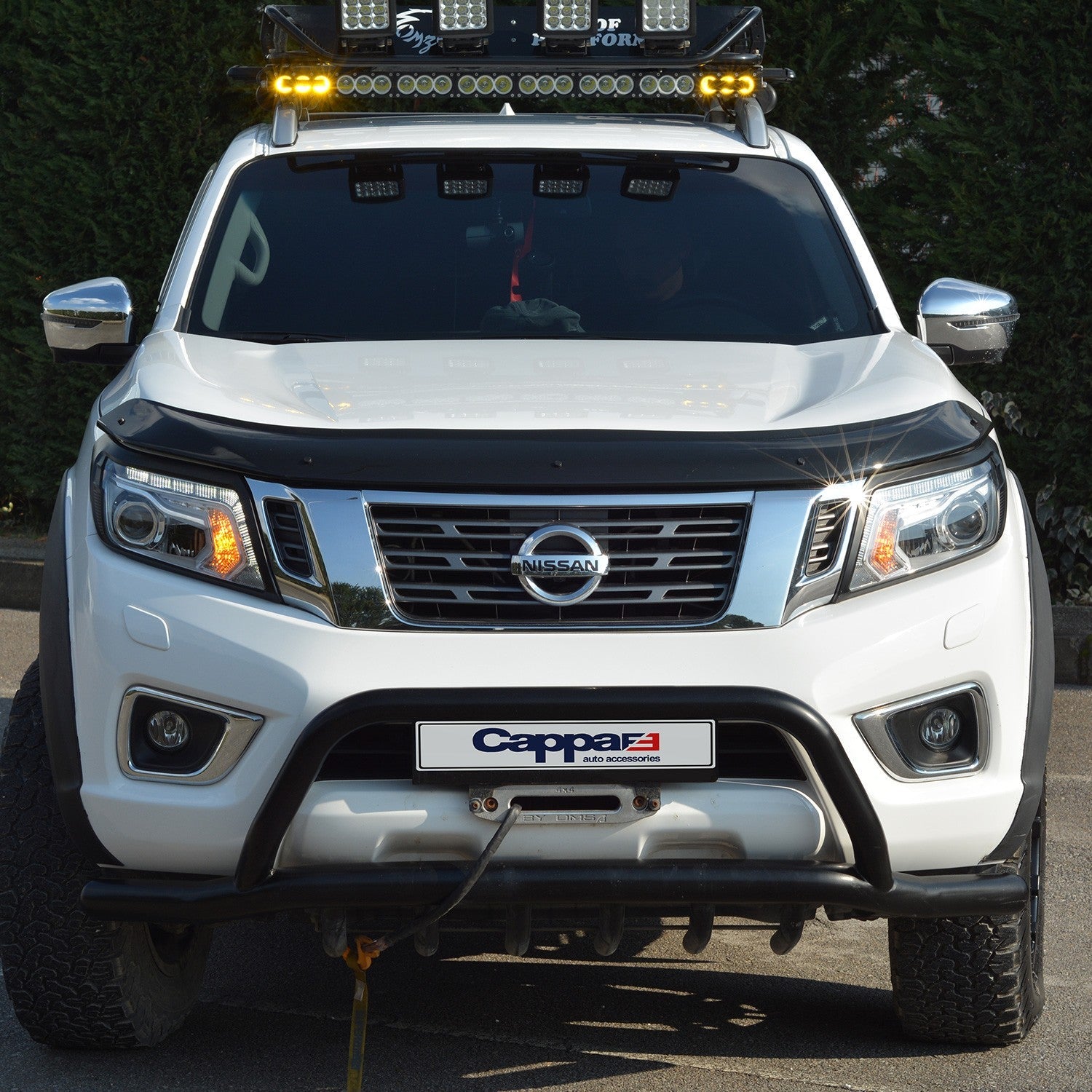 Nissan Navara 2016 - 2021 Bonnet Deflector 4mm