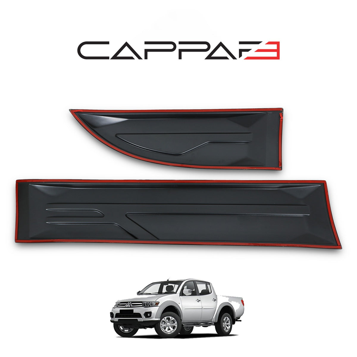 Mitsubishi L200 2007-2015 side door moulding strips – 6