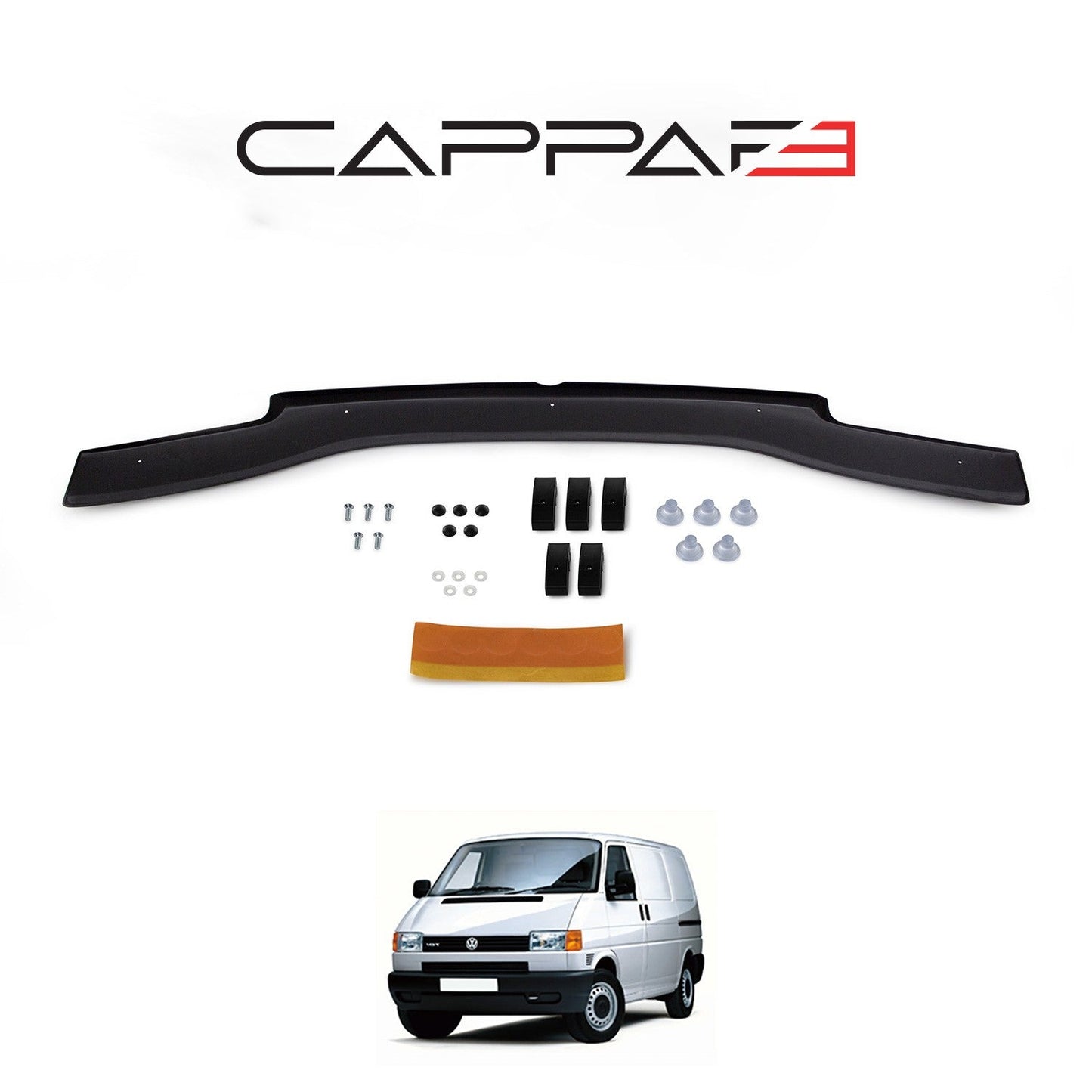 Volkswagen Transporter T4 1995 - 2003 Bonnet Deflector 3mm