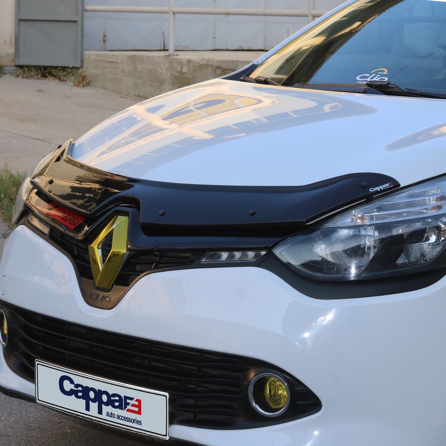 Renault Clio 2012 - 2020 Bonnet Deflector 3mm