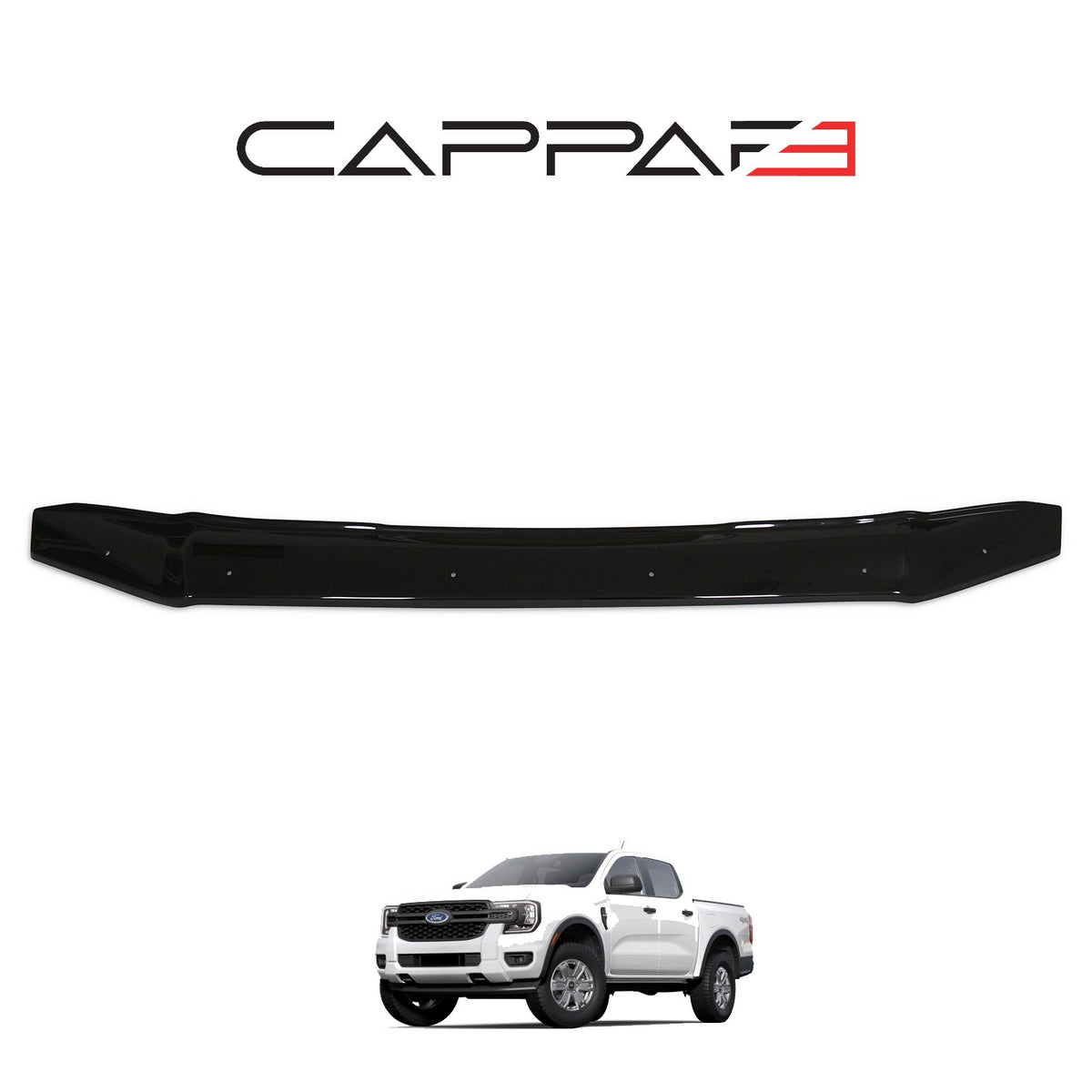 Ford Ranger (P703) 2022-2026 Bonnet Wind Stone Deflector Bug Guard