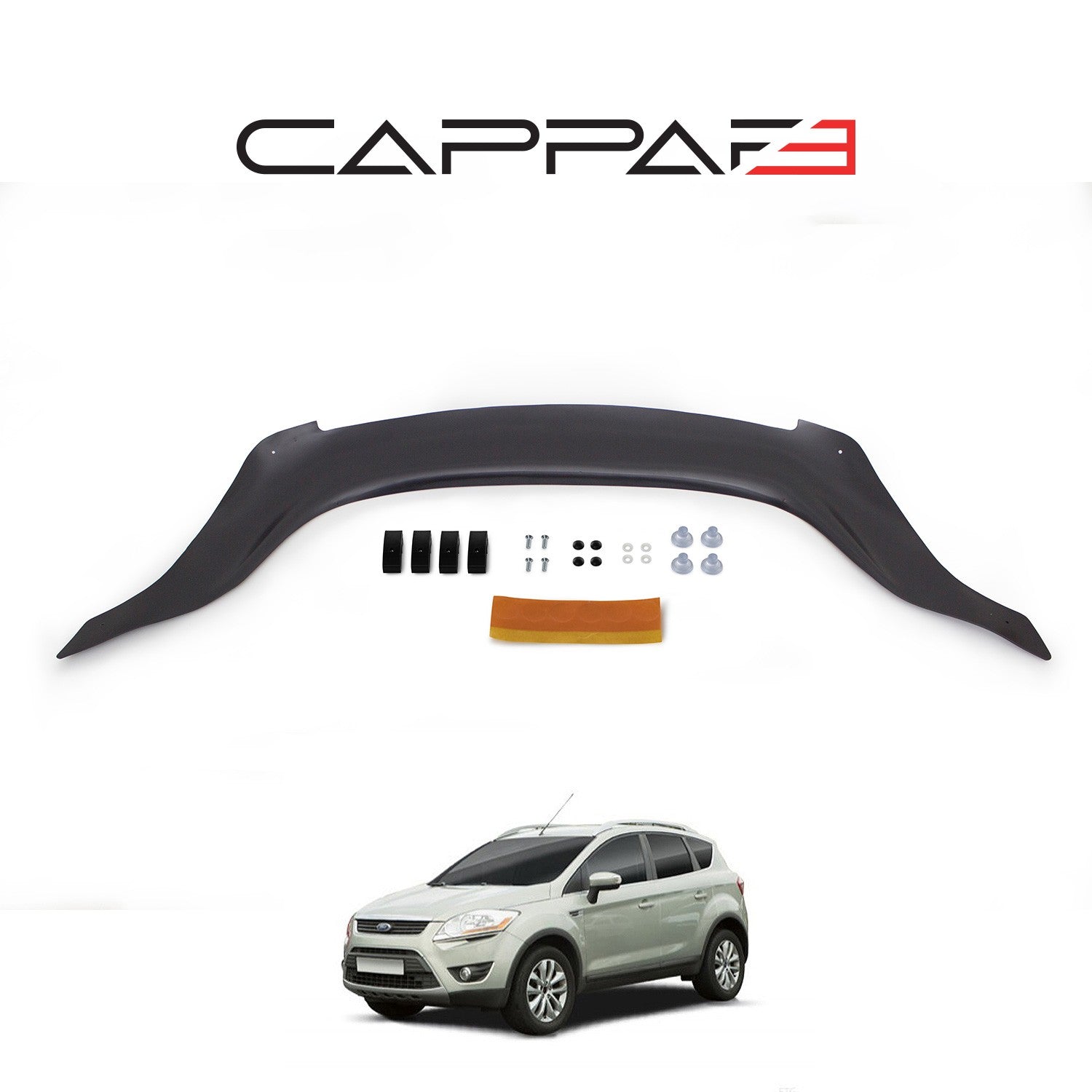 Ford Kuga 2008 - 2016 Bonnet Deflector 4mm