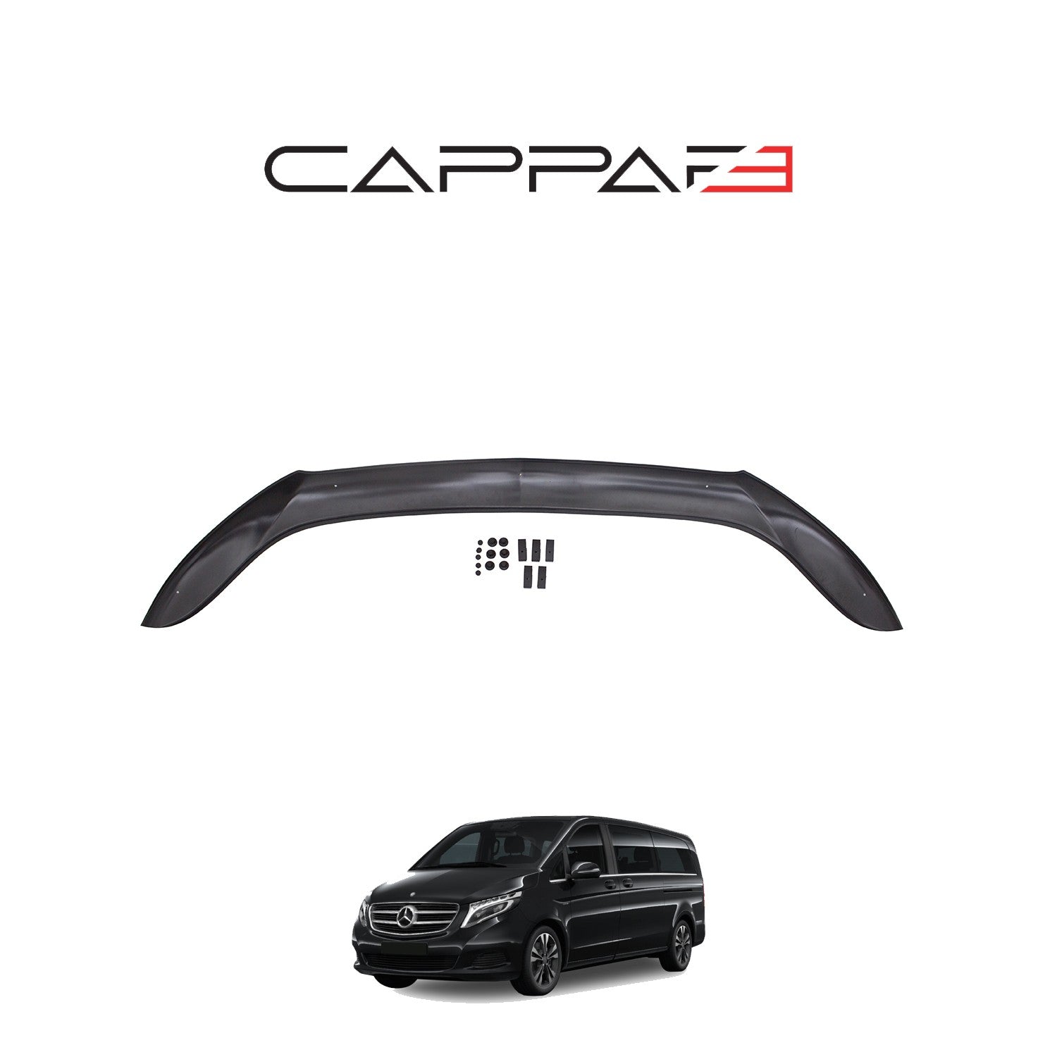 Mercedes V-Class 2019 Onwards Bonnet Deflector 3mm