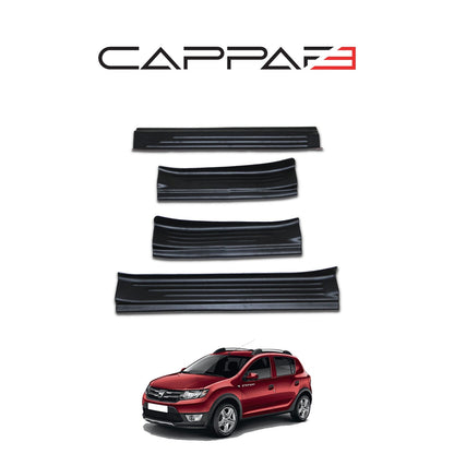 Cappafe Dacia Sandero 2012 - 2020 Door Sill Protector 4pcs
