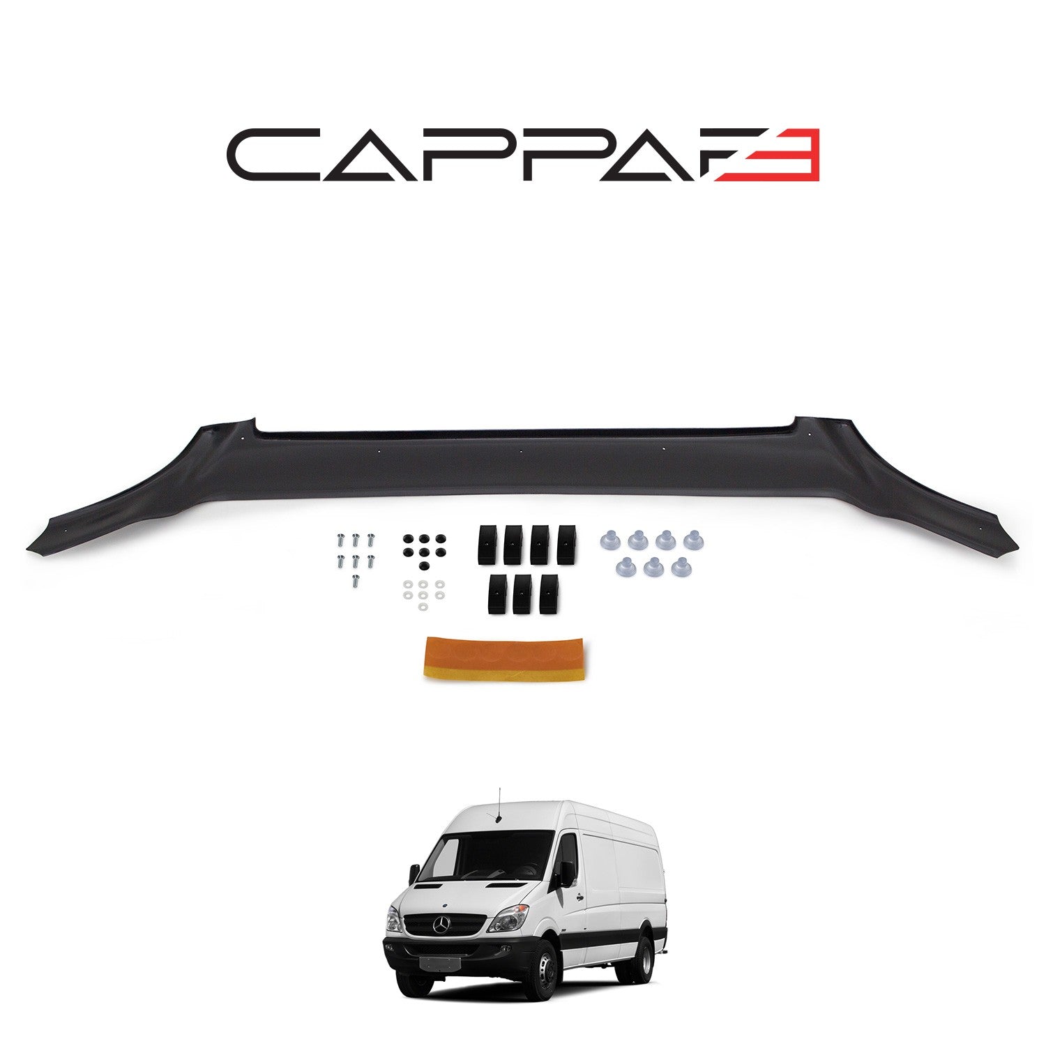Mercedes Sprinter 2006 - 2012 Bonnet Deflector 3mm