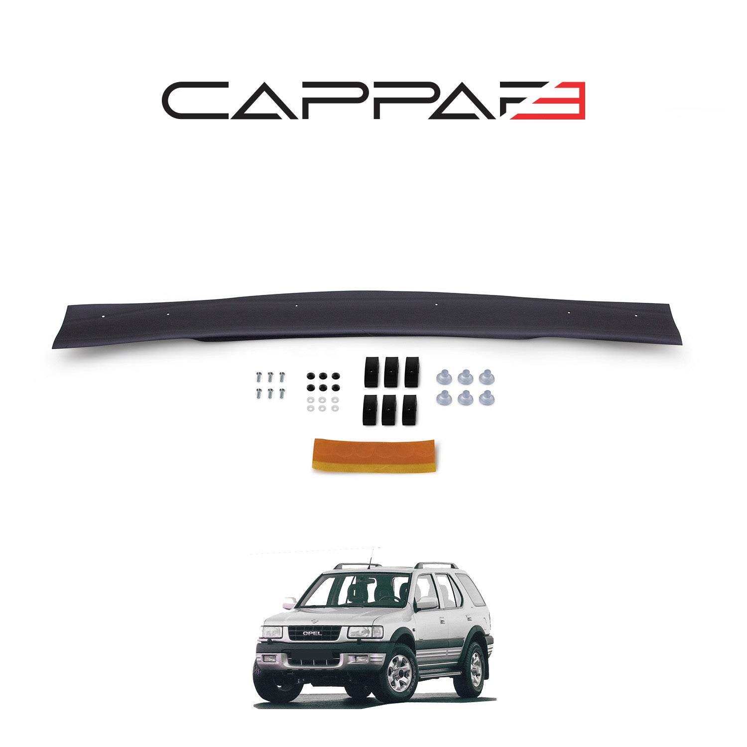 Opel Frontera 1998 - 2004 Rear Bumper Sill Protector 3mm