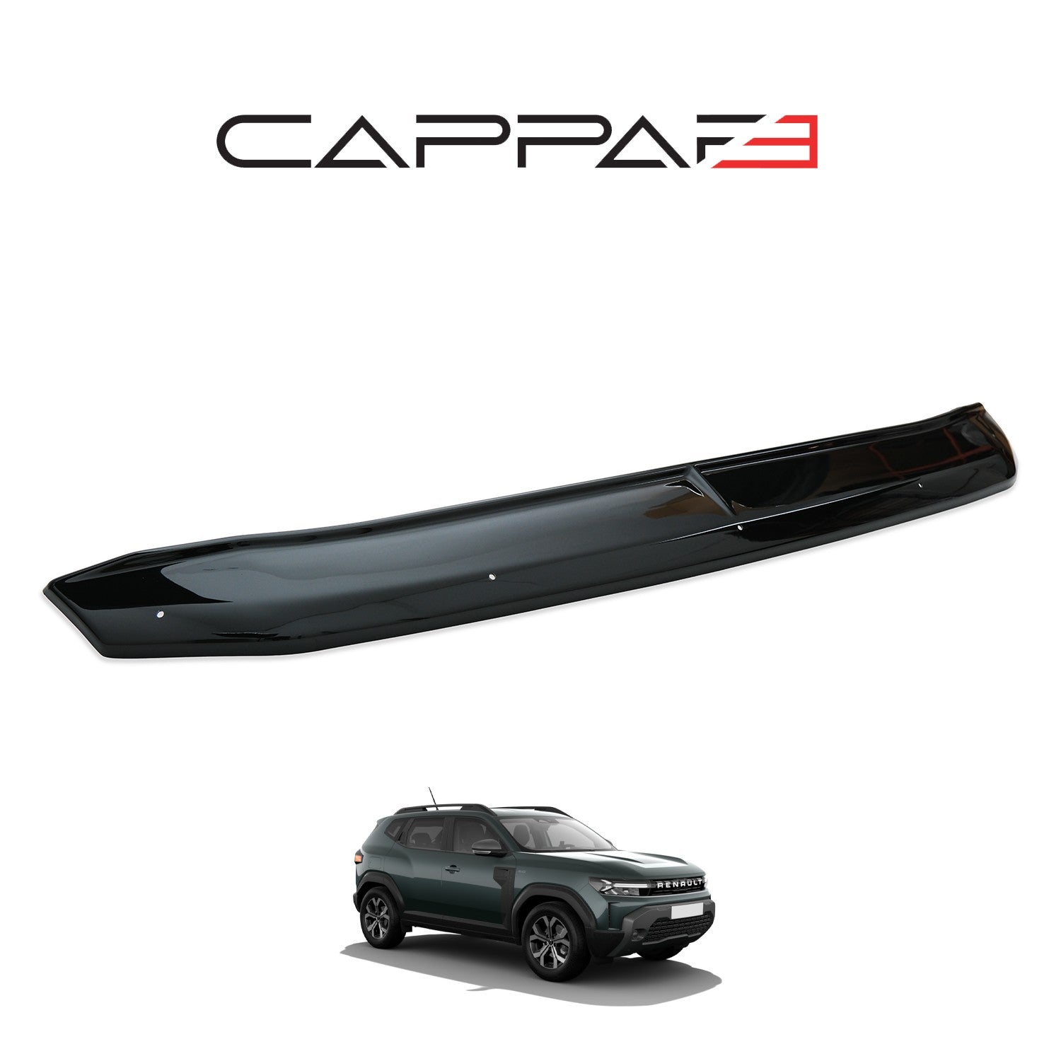 Renault Duster 2024 Onwards Bonnet Deflector 4mm