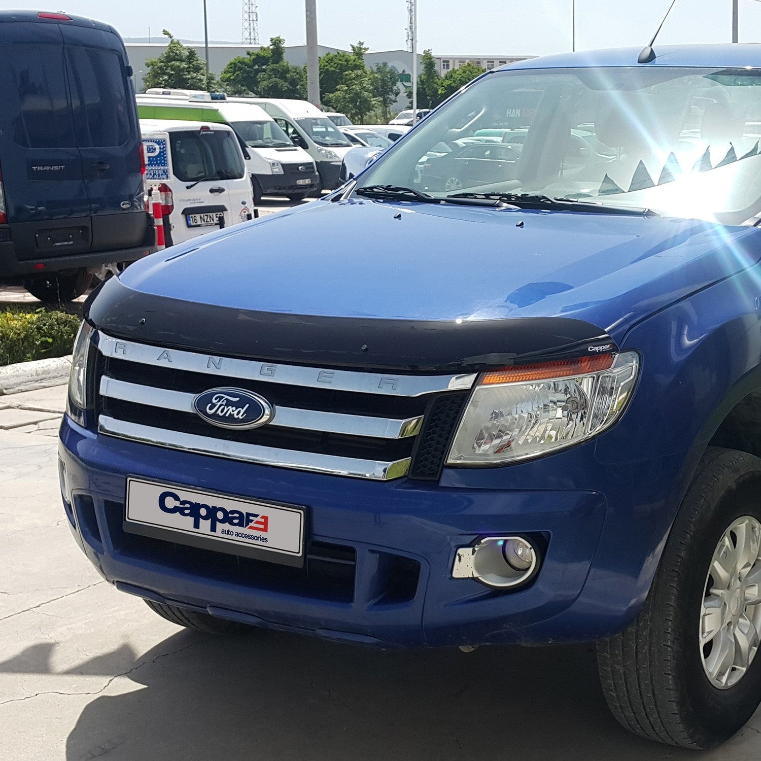 Ford Ranger 2011 - 2015 Bonnet Deflector 4mm