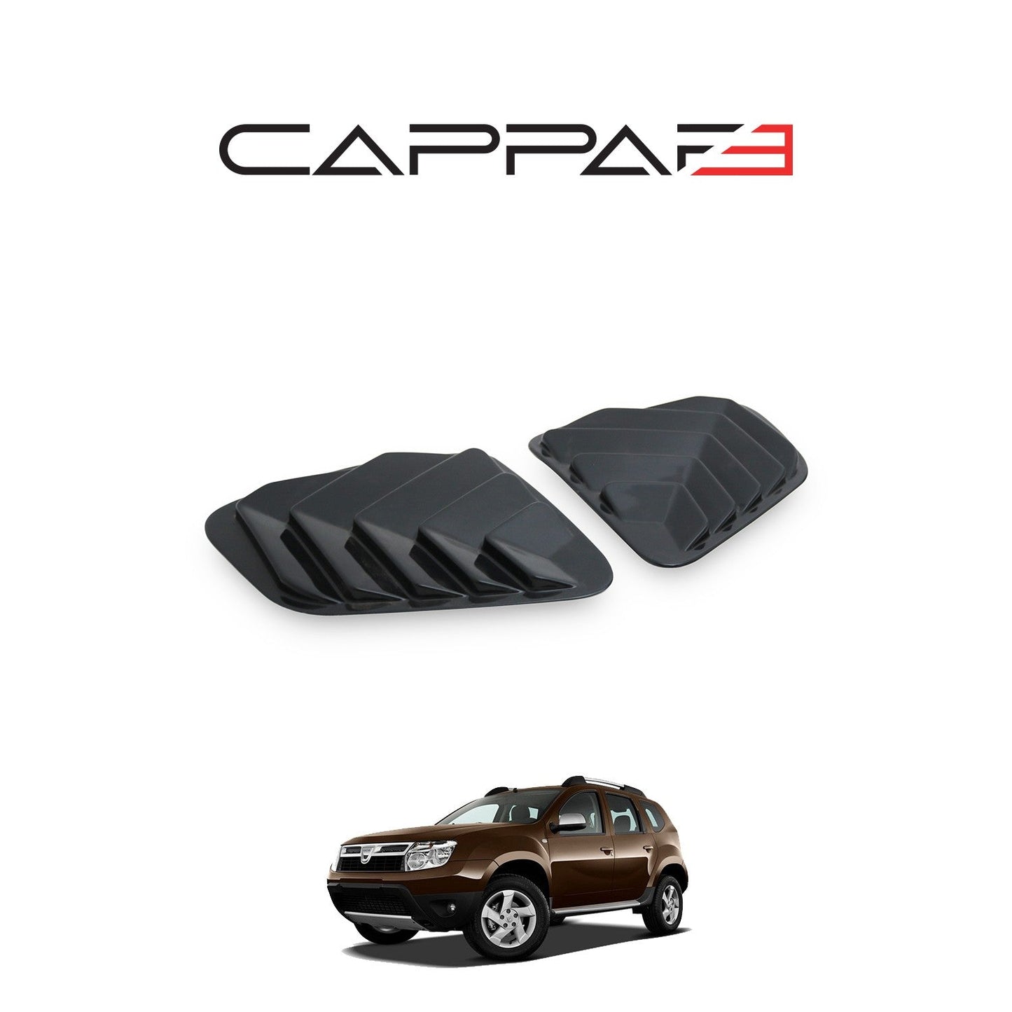 Dacia Duster 2010 - 2017 Quarter Window 2pcs