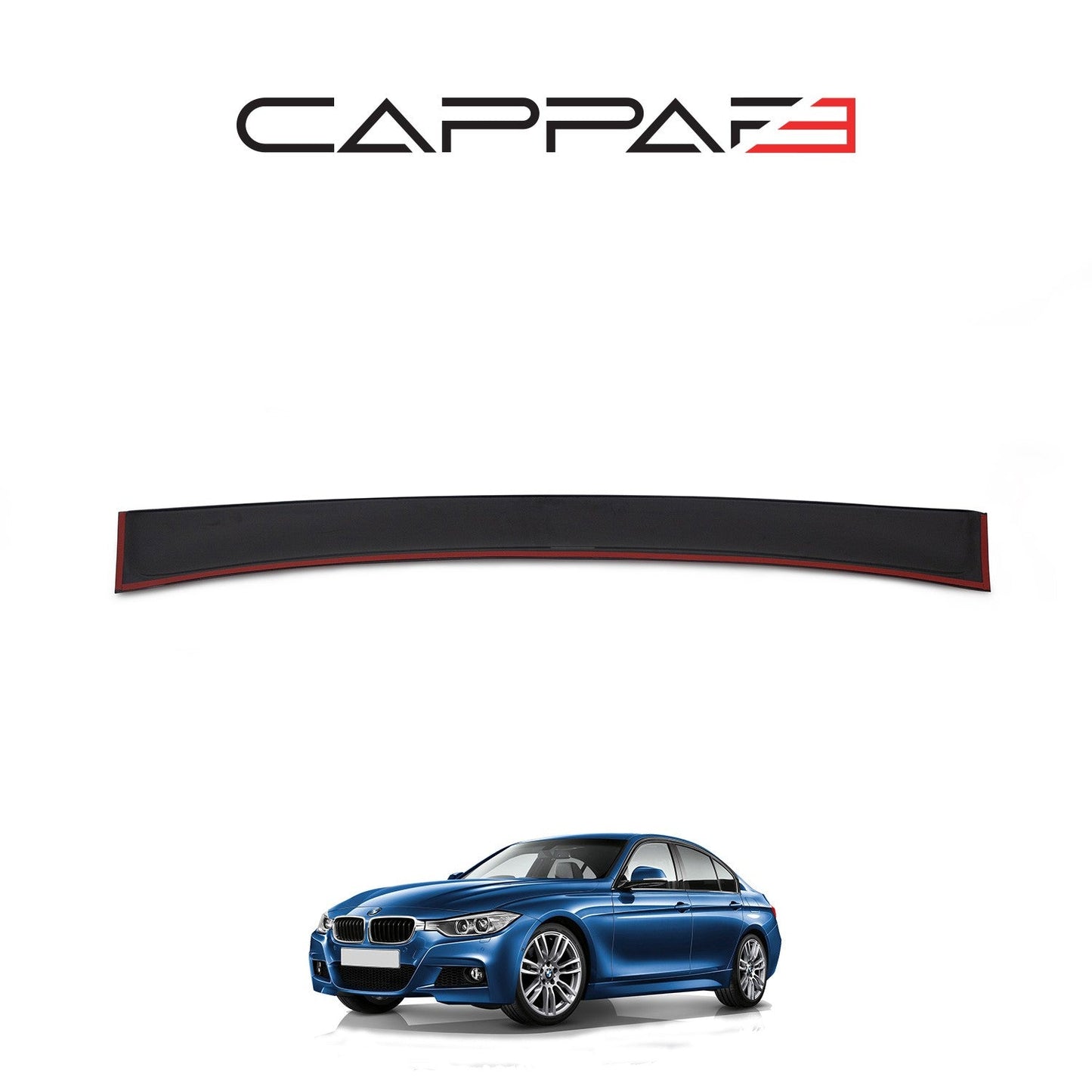 Cappafe BMW F30 2011 - 2019 Rear Window Spoiler 3mm