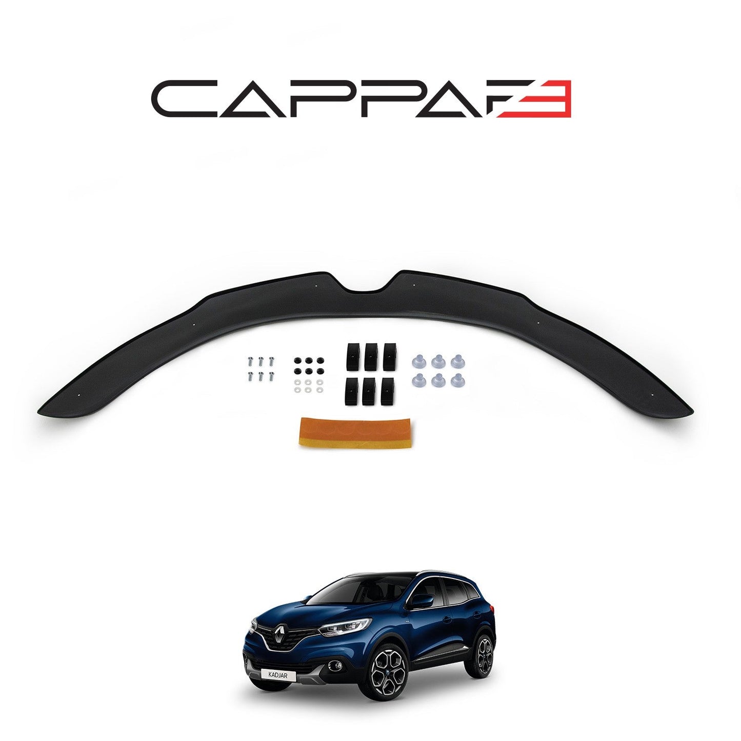 Renault Kadjar 2015 Onwards Bonnet Deflector 4mm