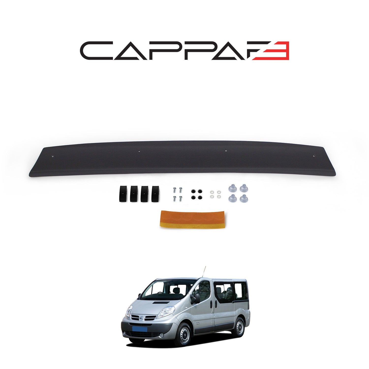 Nissan Primastar 2001 - 2014 Bonnet Deflector 3mm
