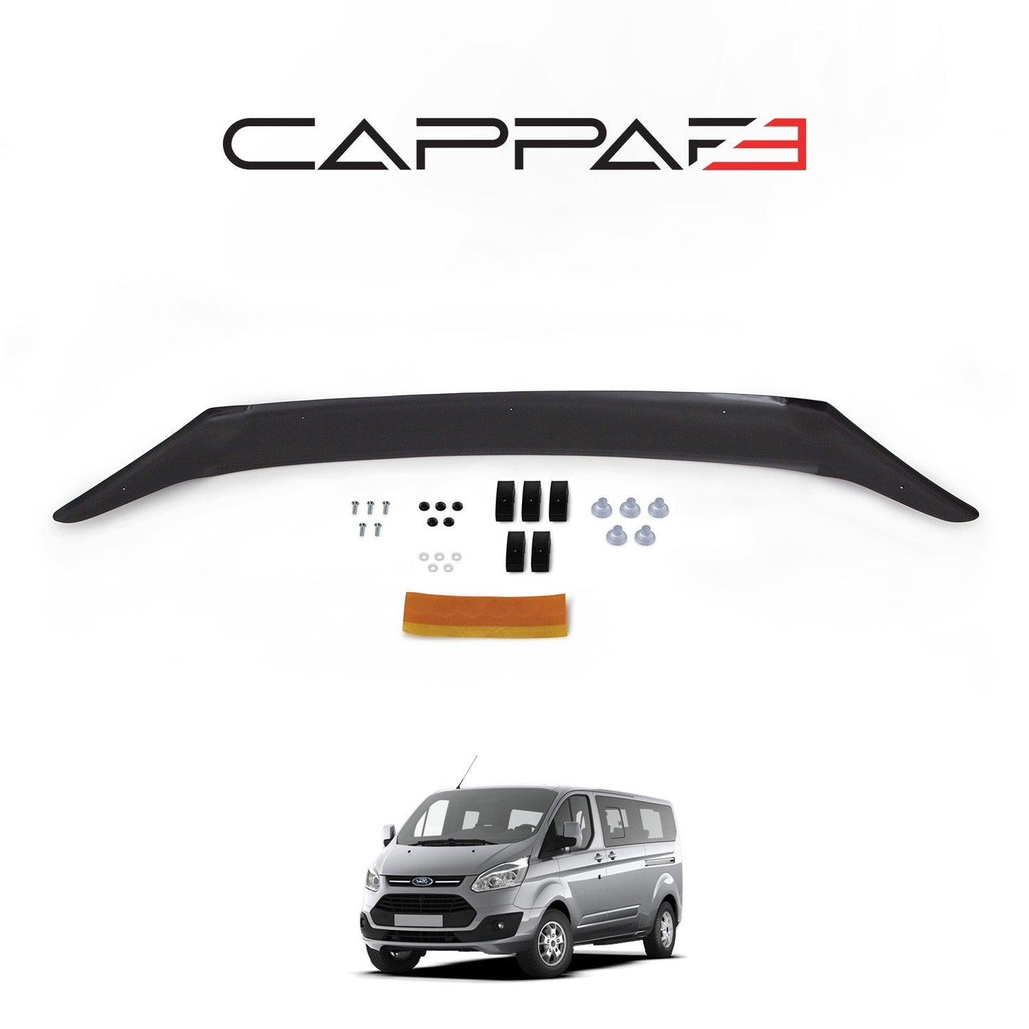Ford Custom 2012 - 2017 Bonnet Deflector 3mm