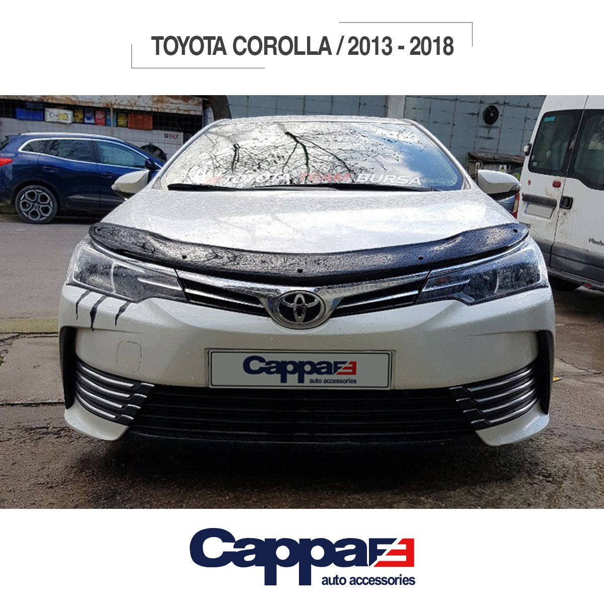 Toyota Corolla 2013 - 2018 Bonnet Deflector 4mm