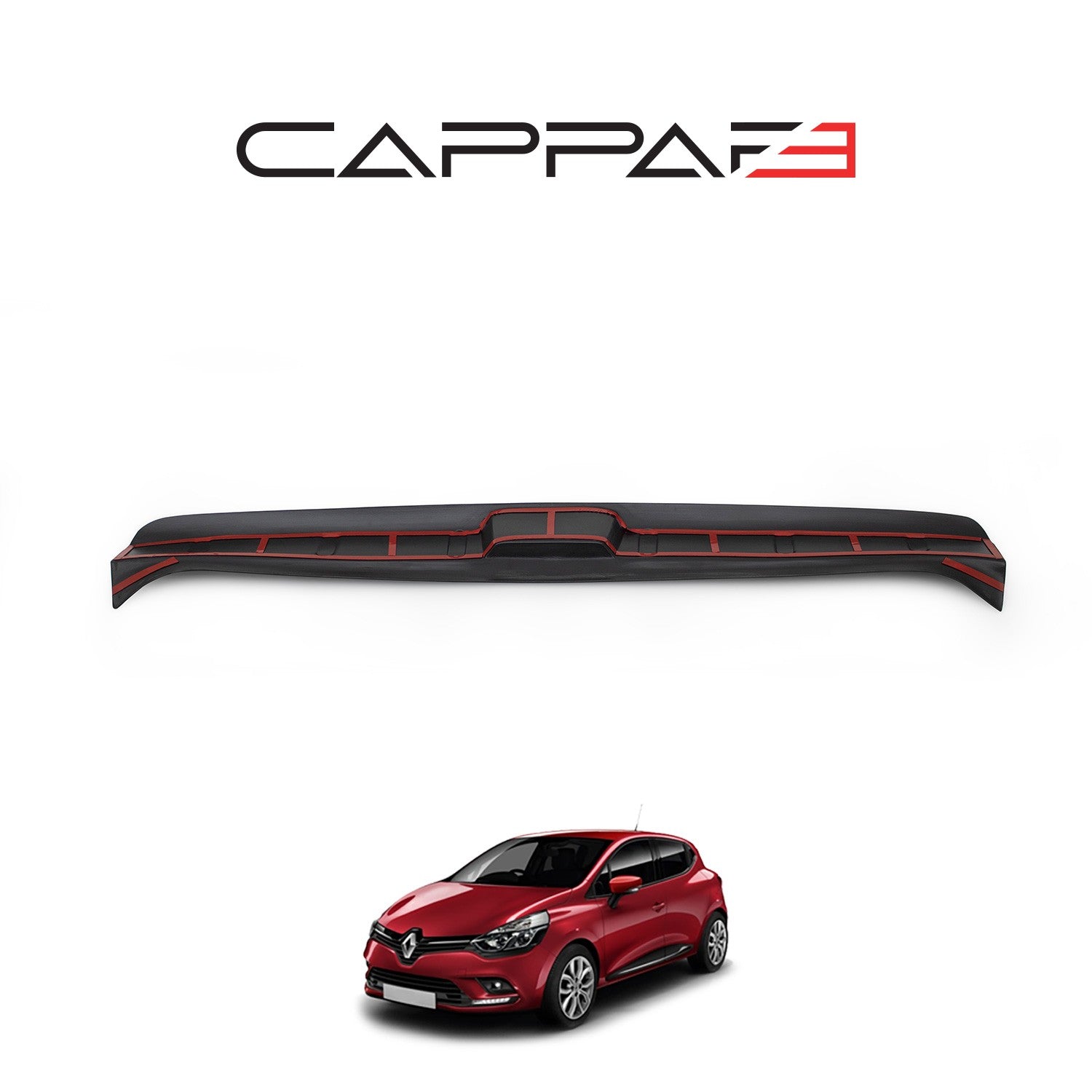 Renault Clio 2012 - 2020 Rear Bumper Sill Protector Matt