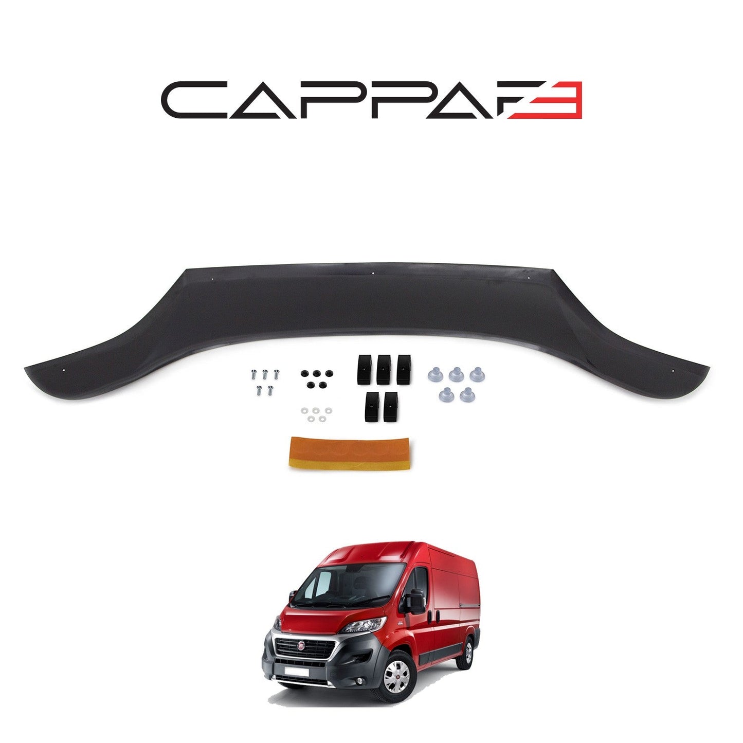 Fiat Ducato 2014 Onwards Bonnet Deflector 4mm