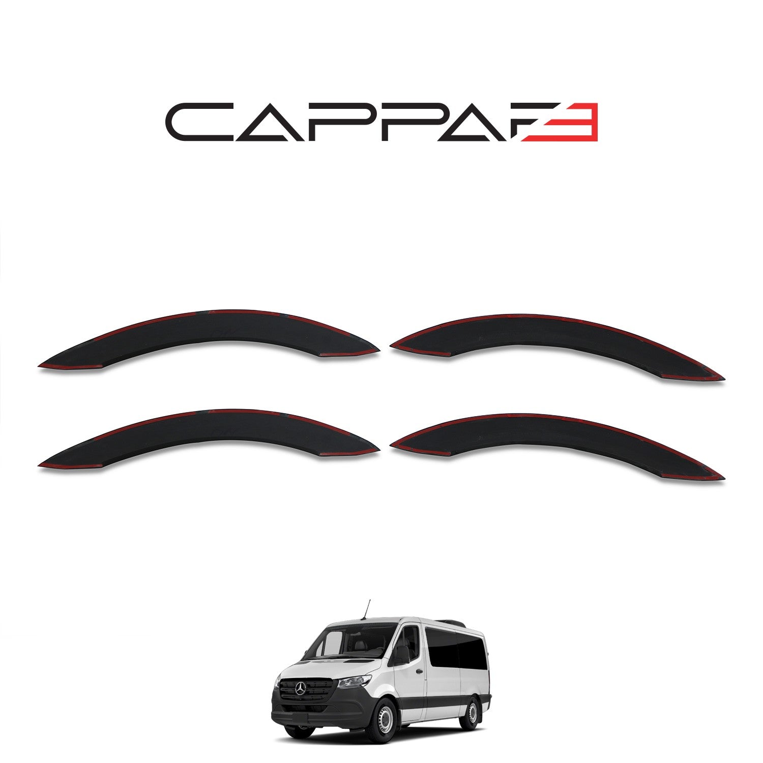 Mercedes Sprinter 2018 Onwards Fender Flares 4pcs