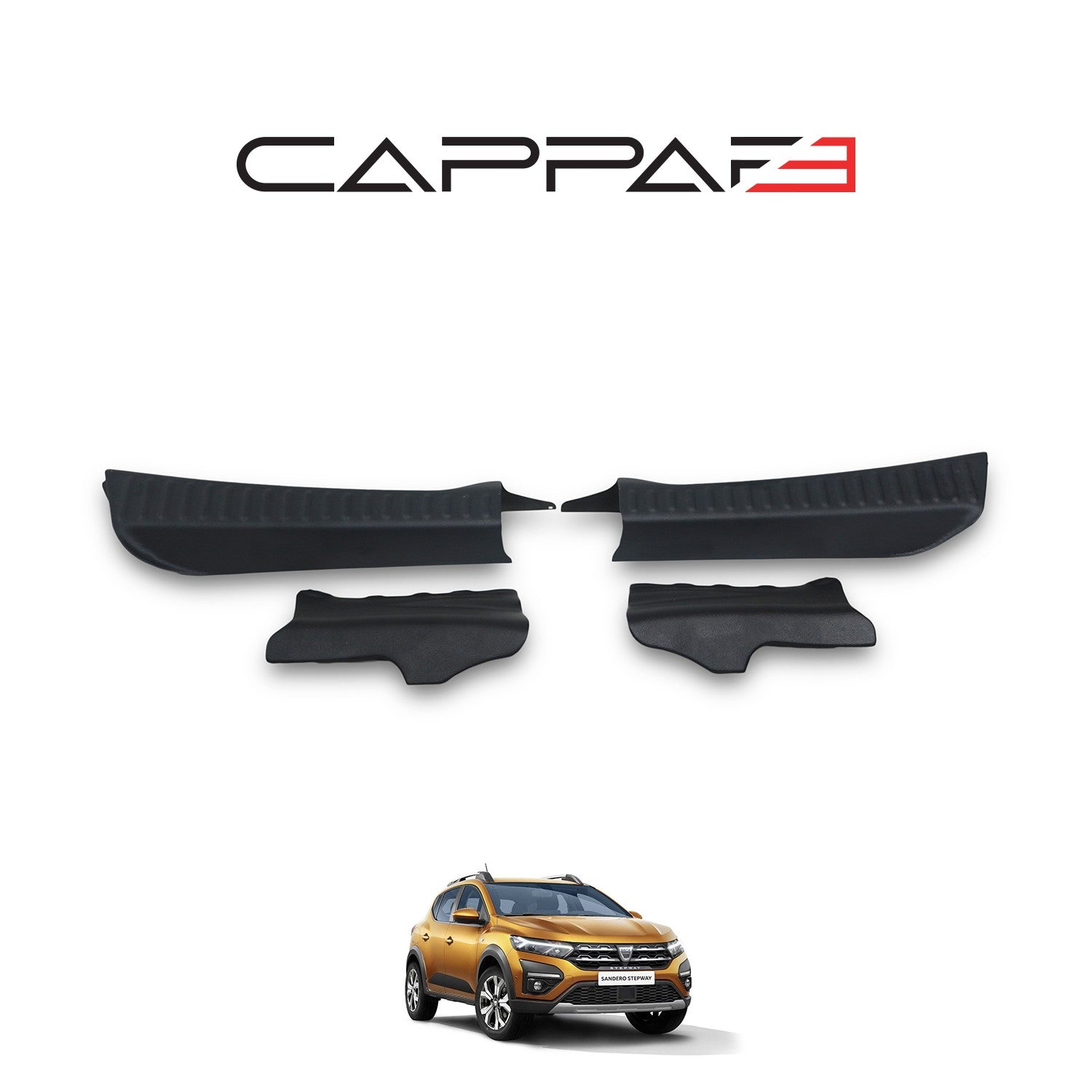 Dacia Sandero 2021 Onwards Boot Sill Protector 4pcs