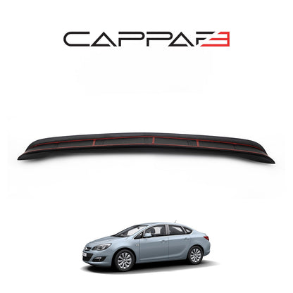 Opel Astra 2012 - 2018 Rear Bumper Sill Protector Gloss