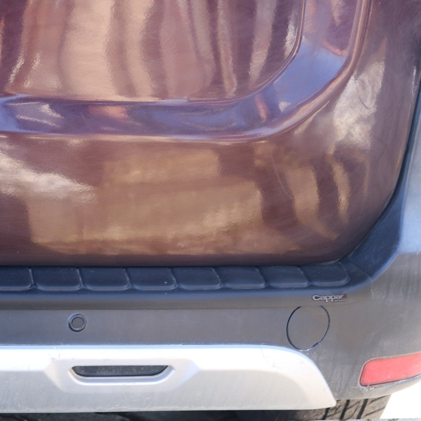 Dacia Dokker 2013 Onwards Rear Bumper Sill Protector Matt