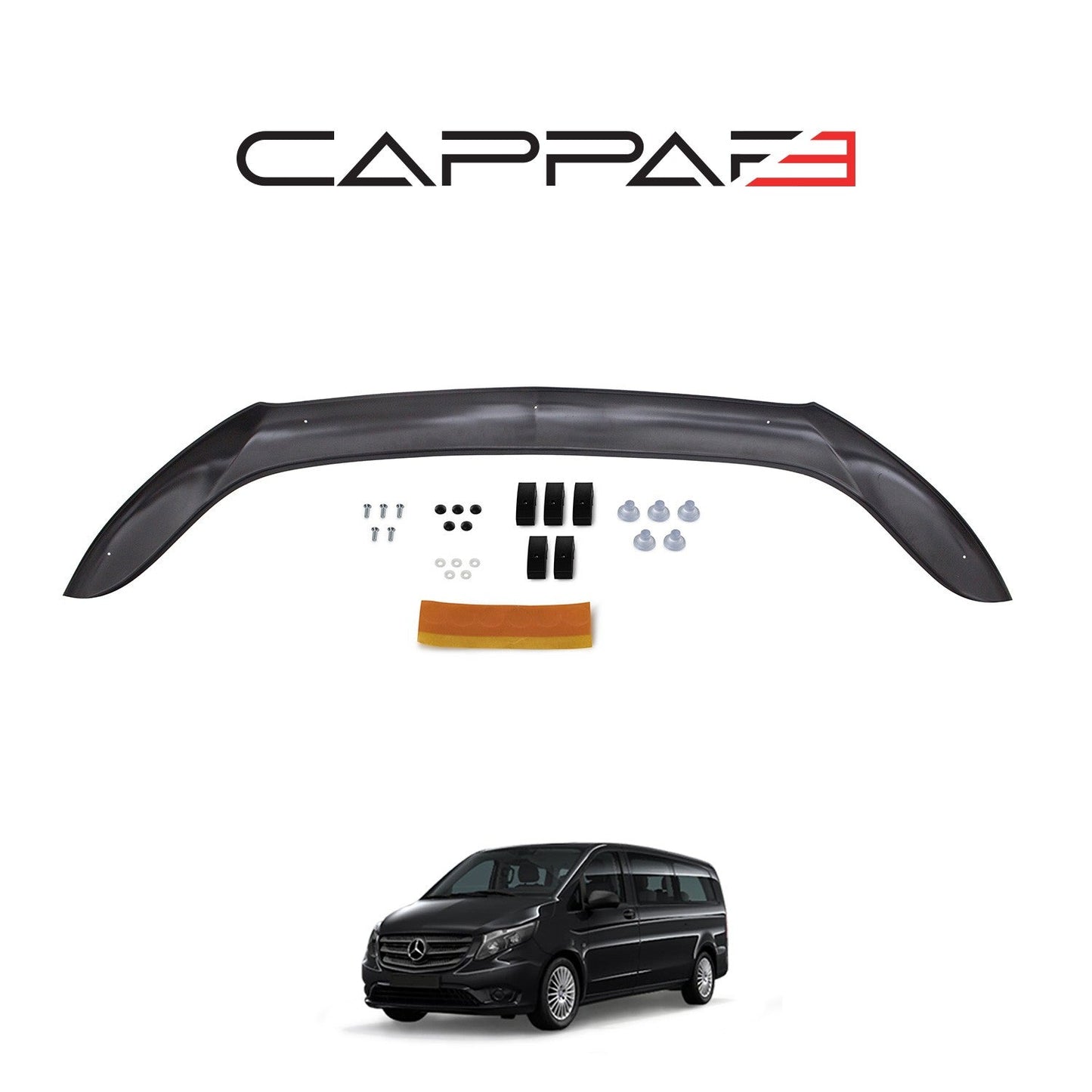 Mercedes Vito 2015 - 2020 Bonnet Deflector 4mm