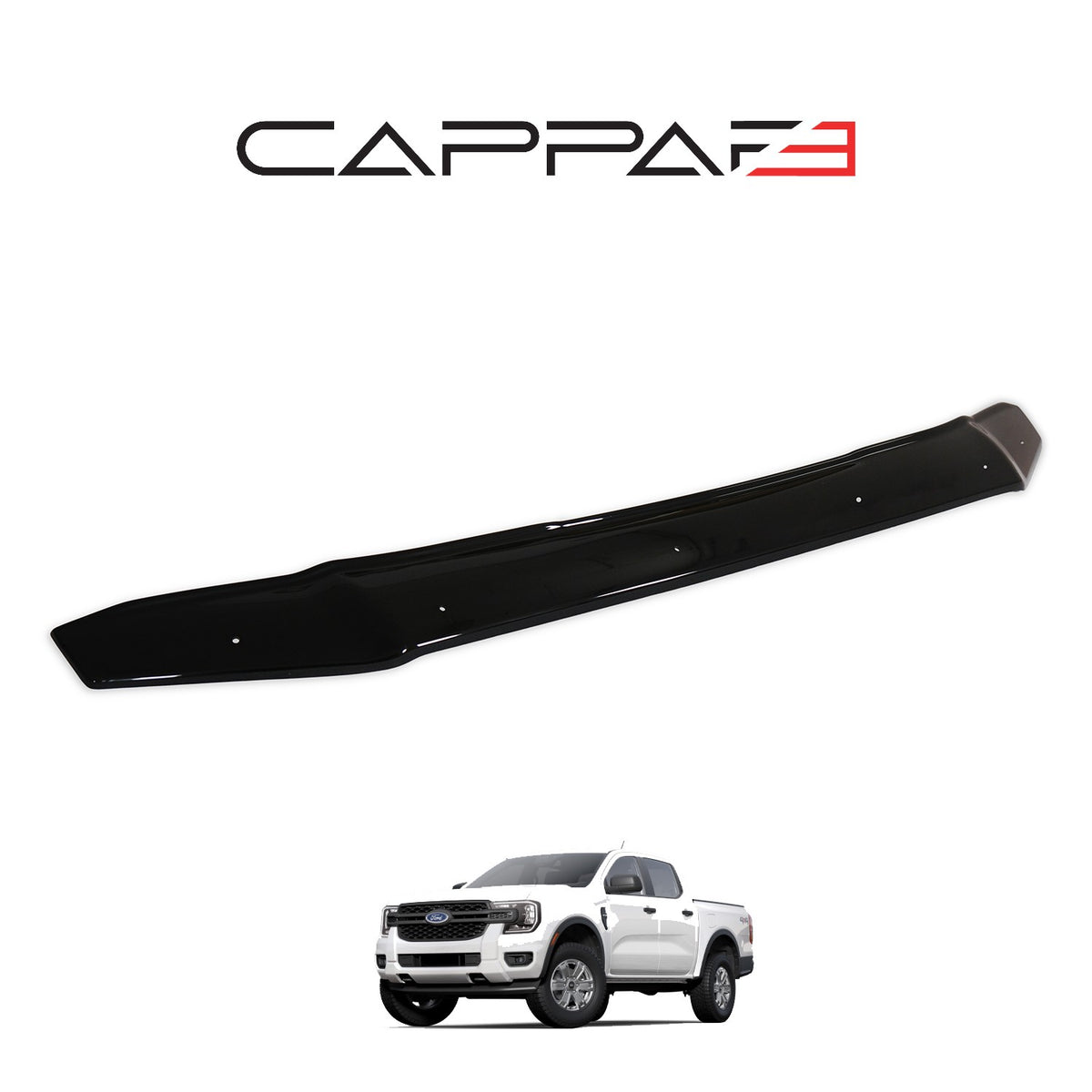 Ford Ranger (P703) 2022-2026 Bonnet Wind Stone Deflector Bug Guard