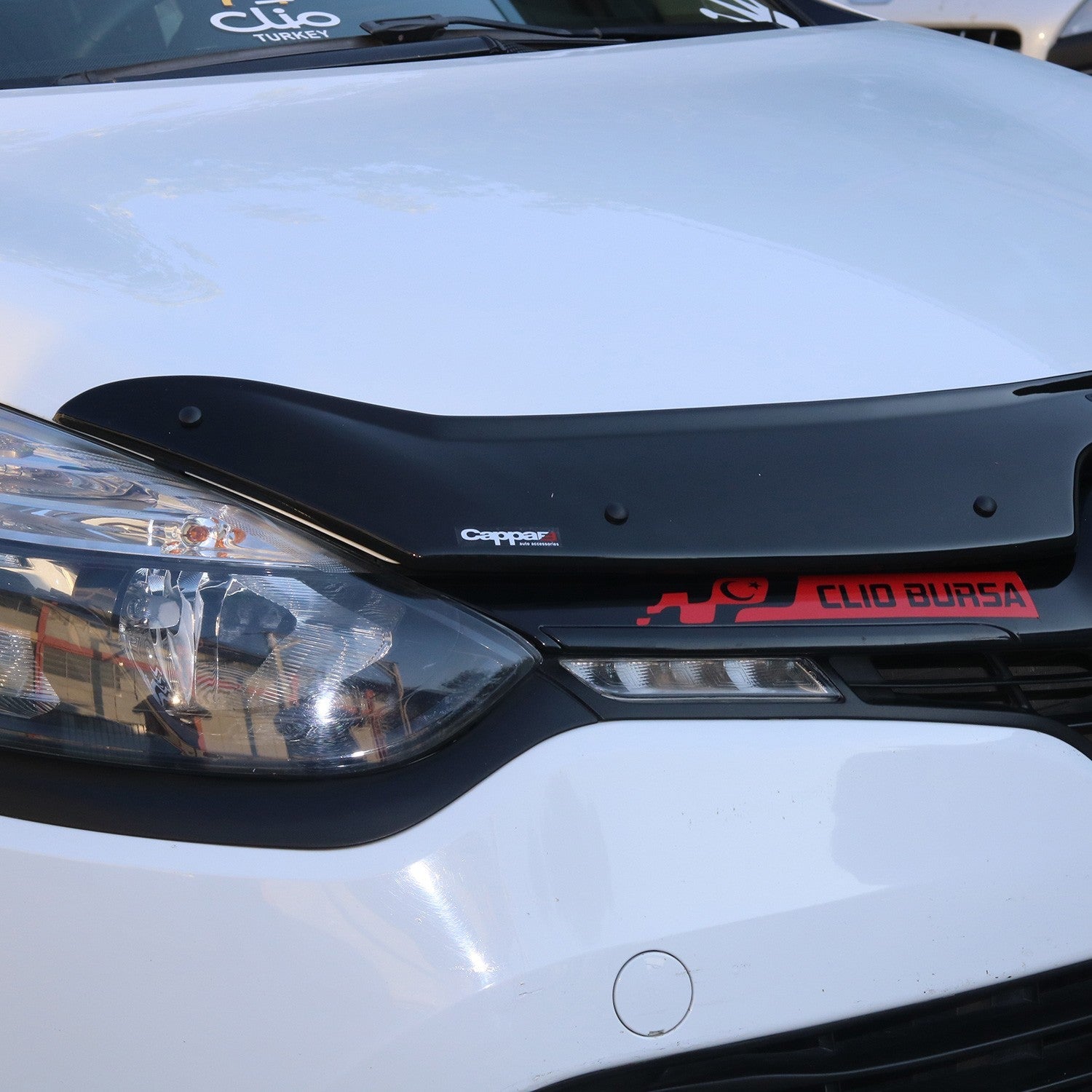 Renault Clio 2012 - 2020 Bonnet Deflector 4mm