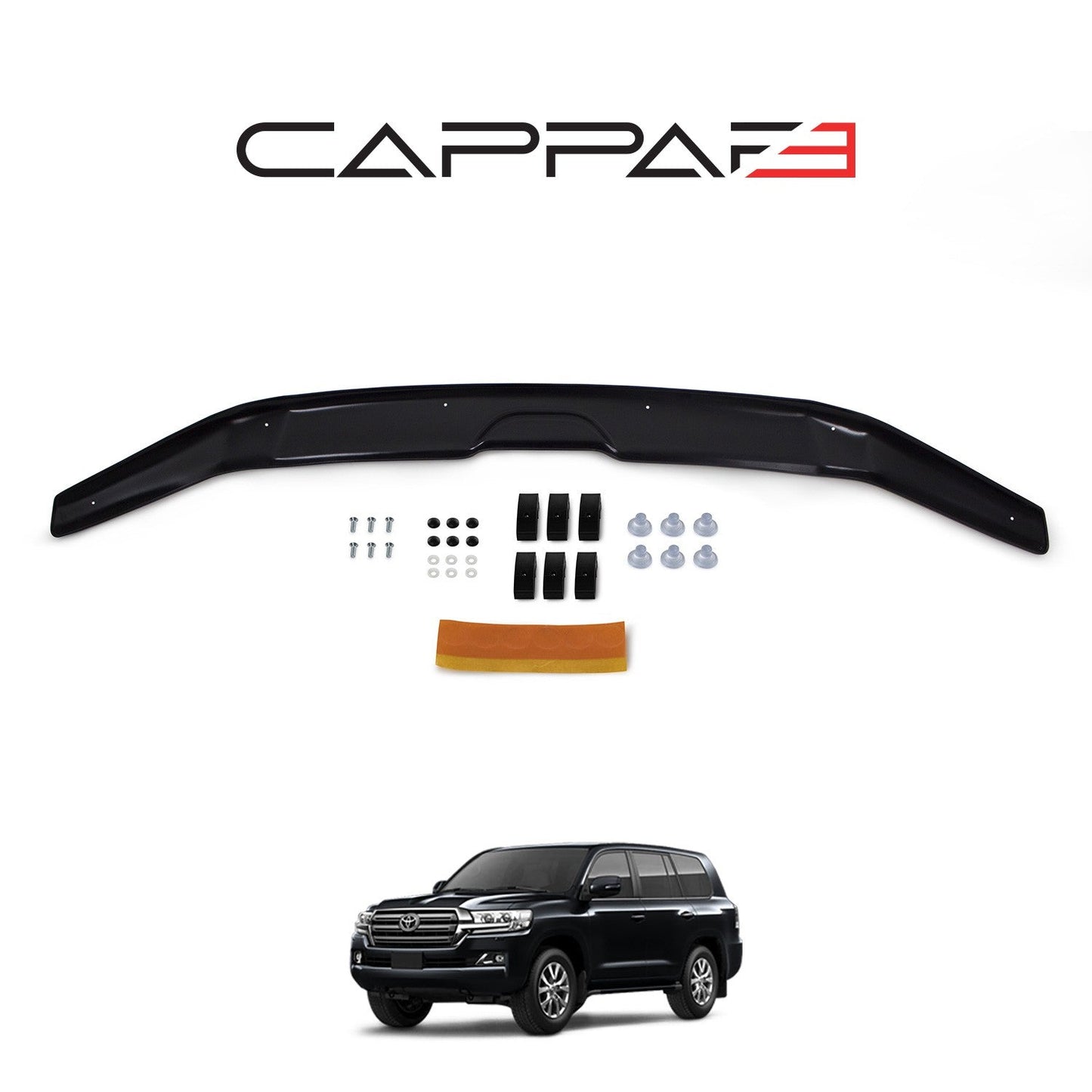 Toyota Land Cruiser 2015 Onwards Bonnet Deflector 4mm