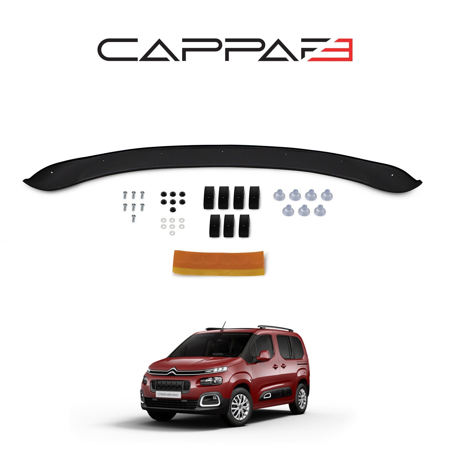 Citroen Berlingo 2019 Onwards Bonnet Deflector 4mm