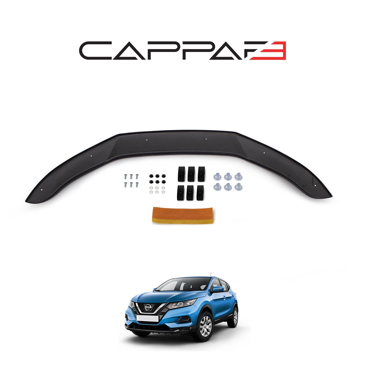 Nissan Qashqai 2017 - 2021 Bonnet Deflector 4mm