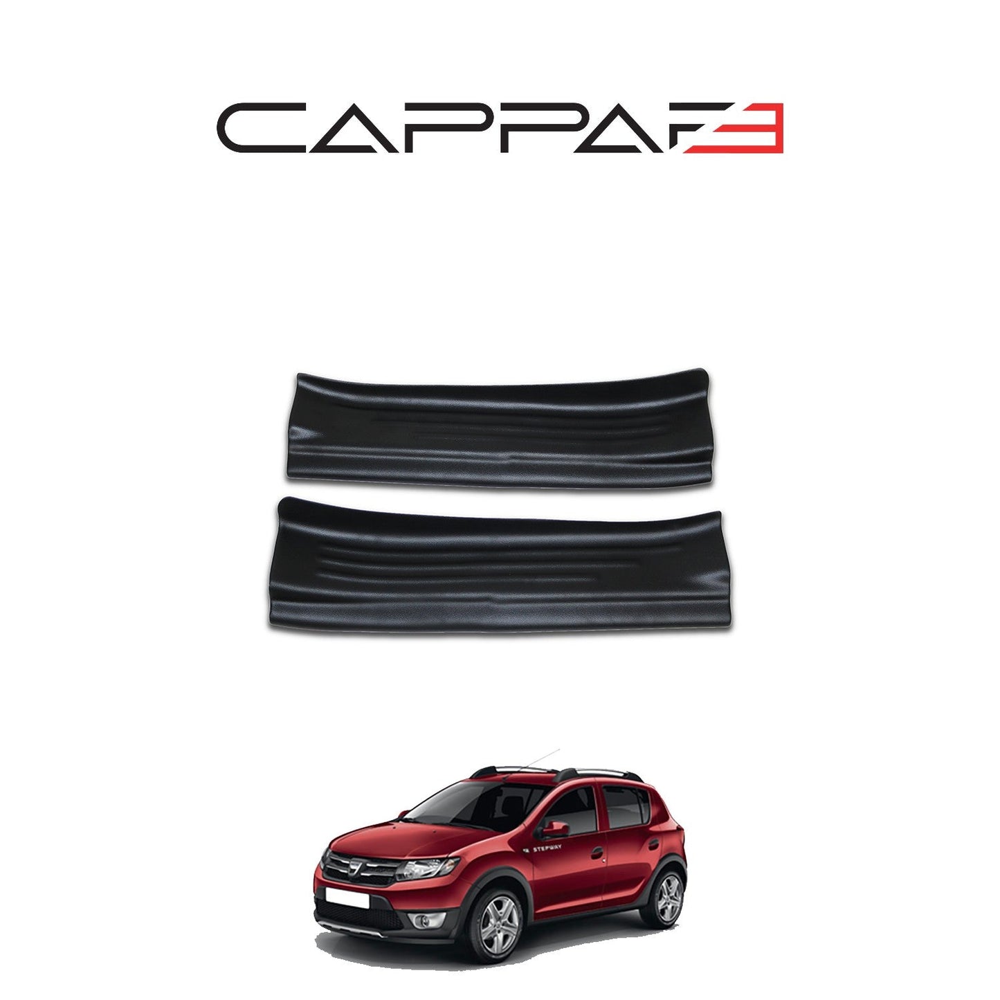 Cappafe Dacia Sandero 2012 - 2020 Door Sill Protector 4pcs