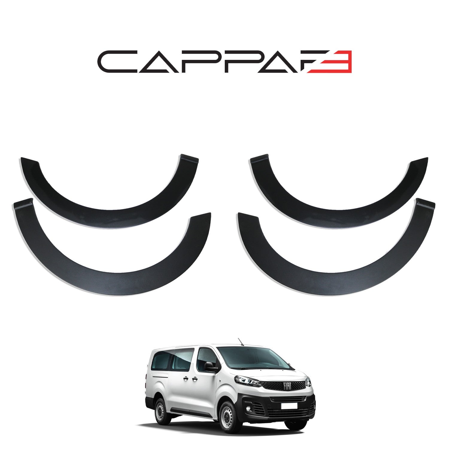 Fiat Scudo 2023 Onwards Fender Flares 8pcs