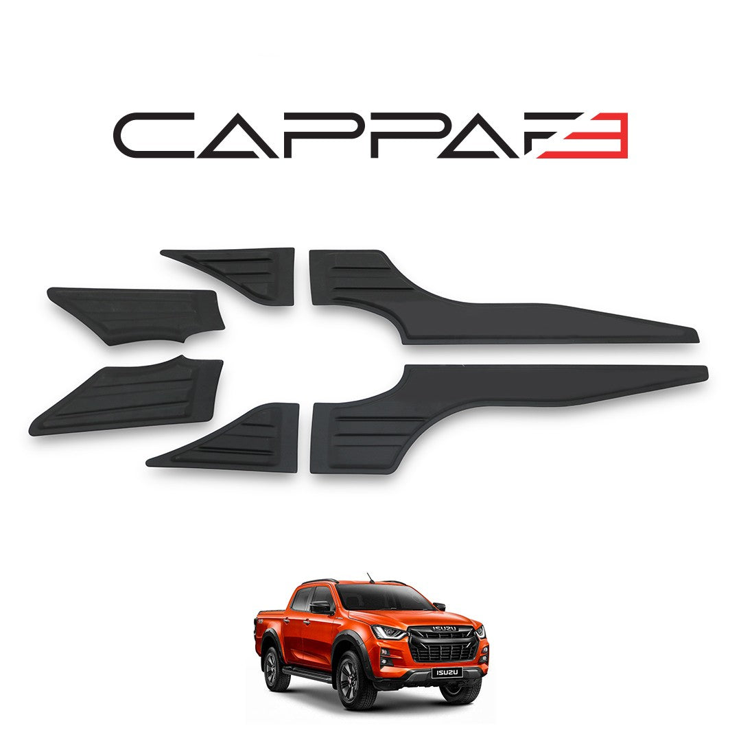 Isuzu D-Max 2020 Onwards Rear Bumper Sill Protector 6pcs