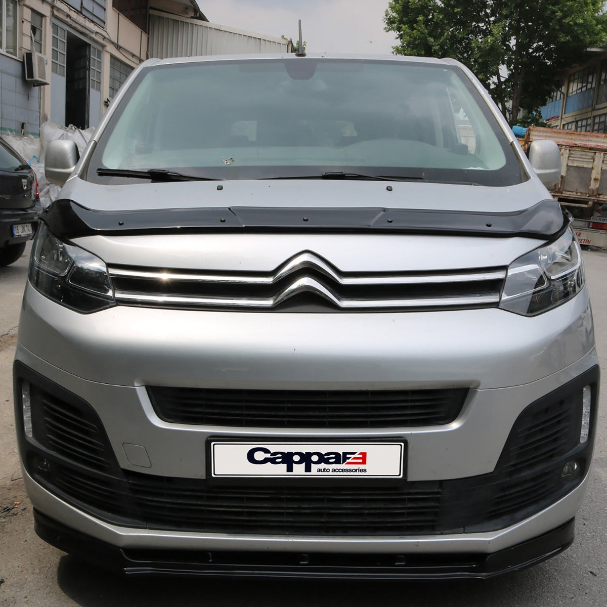 Citroen Dispatch 3 (K0) 2016-2026 Bonnet Wind Stone Deflector Bug Guard Stick-On