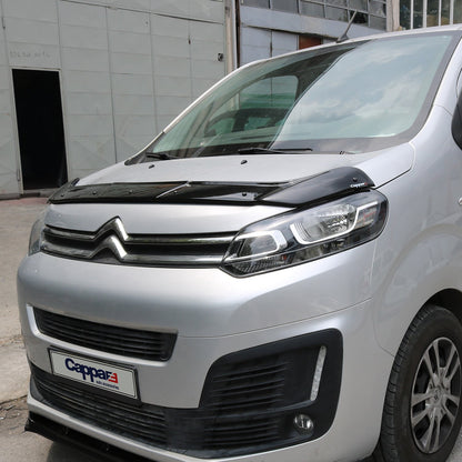Citroen Dispatch 3 (K0) 2016-2026 Bonnet Wind Stone Deflector Bug Guard Stick-On