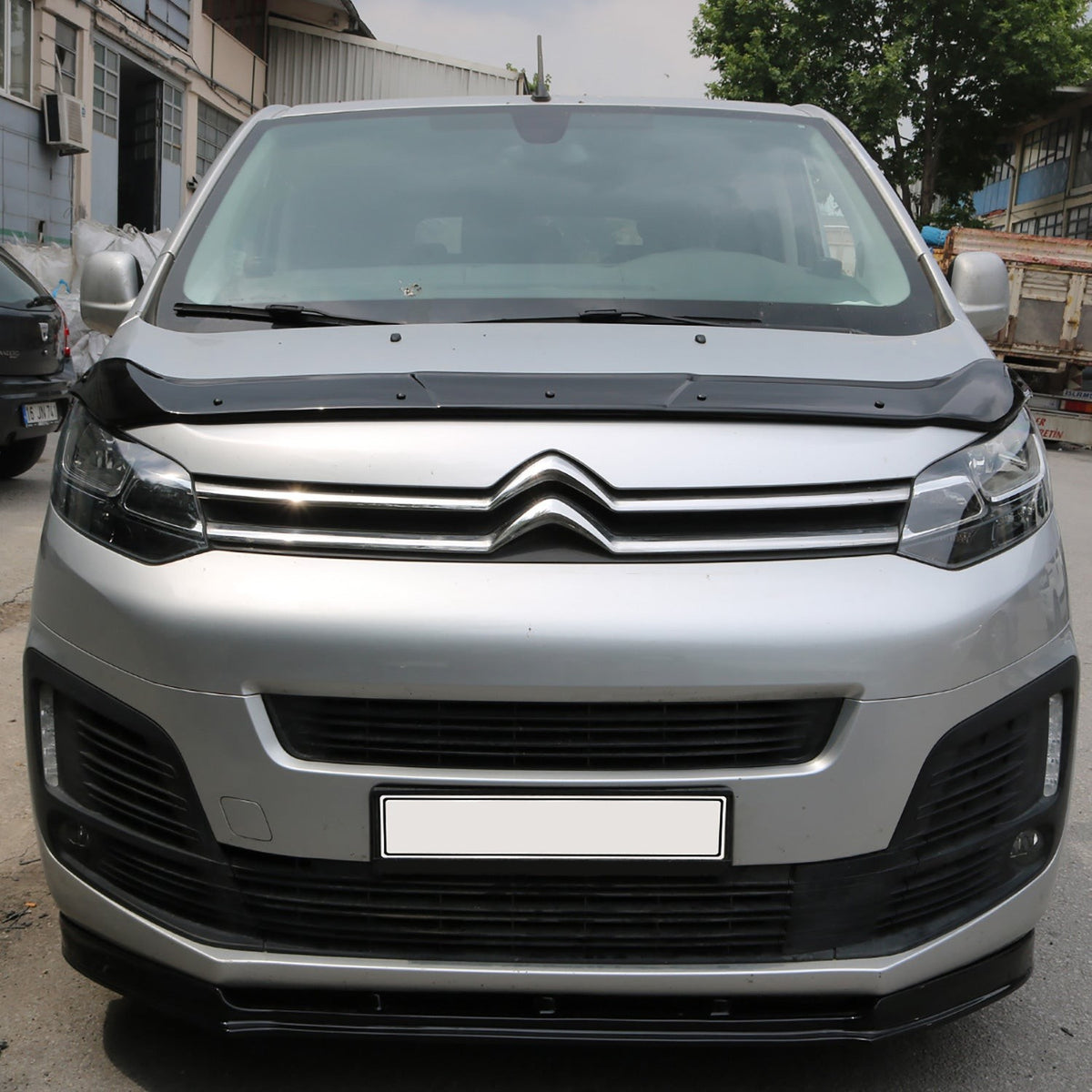 Citroen Dispatch 3 (K0) 2016-2026 Bonnet Wind Stone Deflector Bug Guard Stick-On
