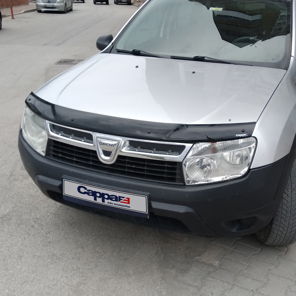 Dacia Duster 2 2018-2023 Bonnet Wind Stone Deflector Bug Guard Stick-On