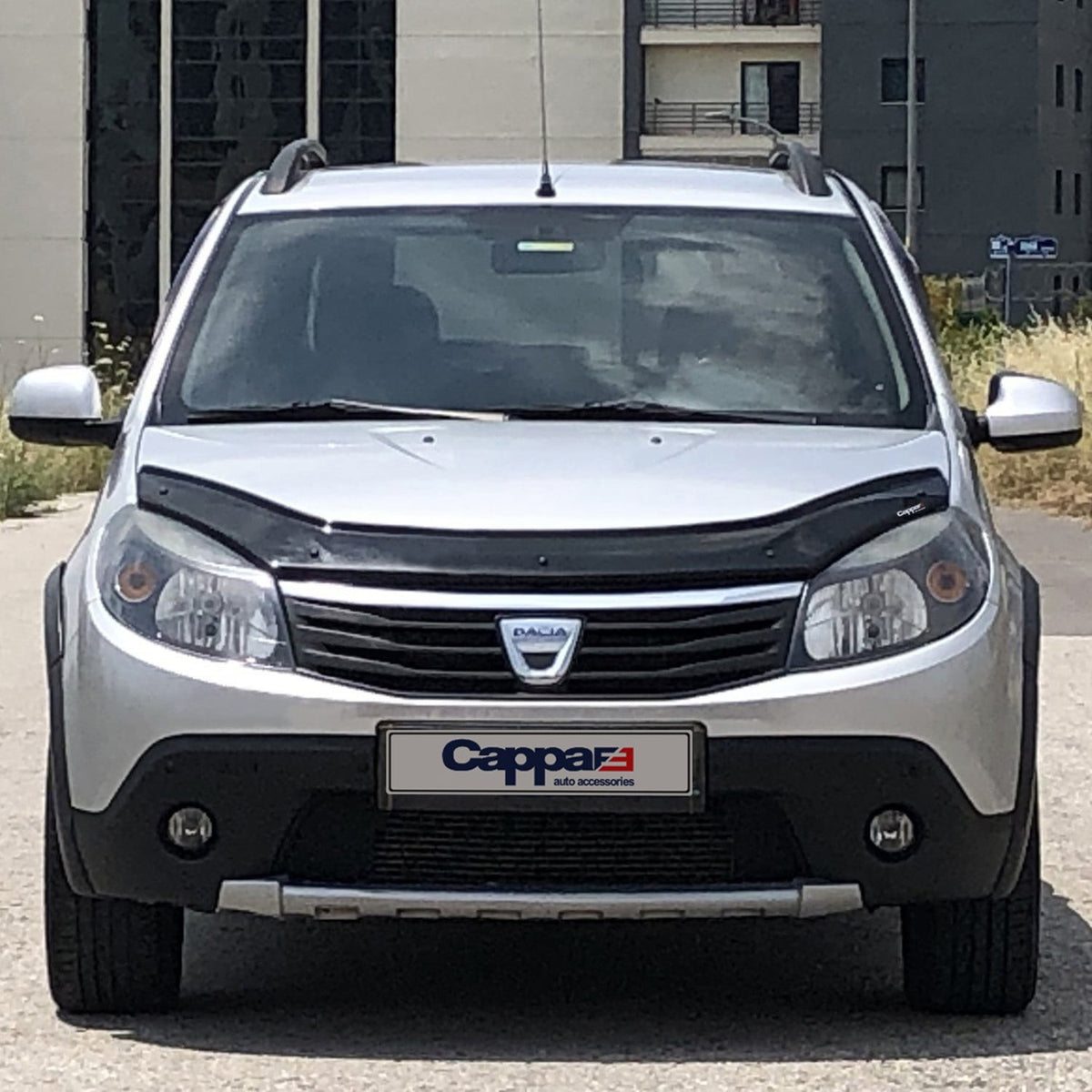 Dacia Sandero 2 2017-2020 Bonnet Wind Stone Deflector Bug Guard