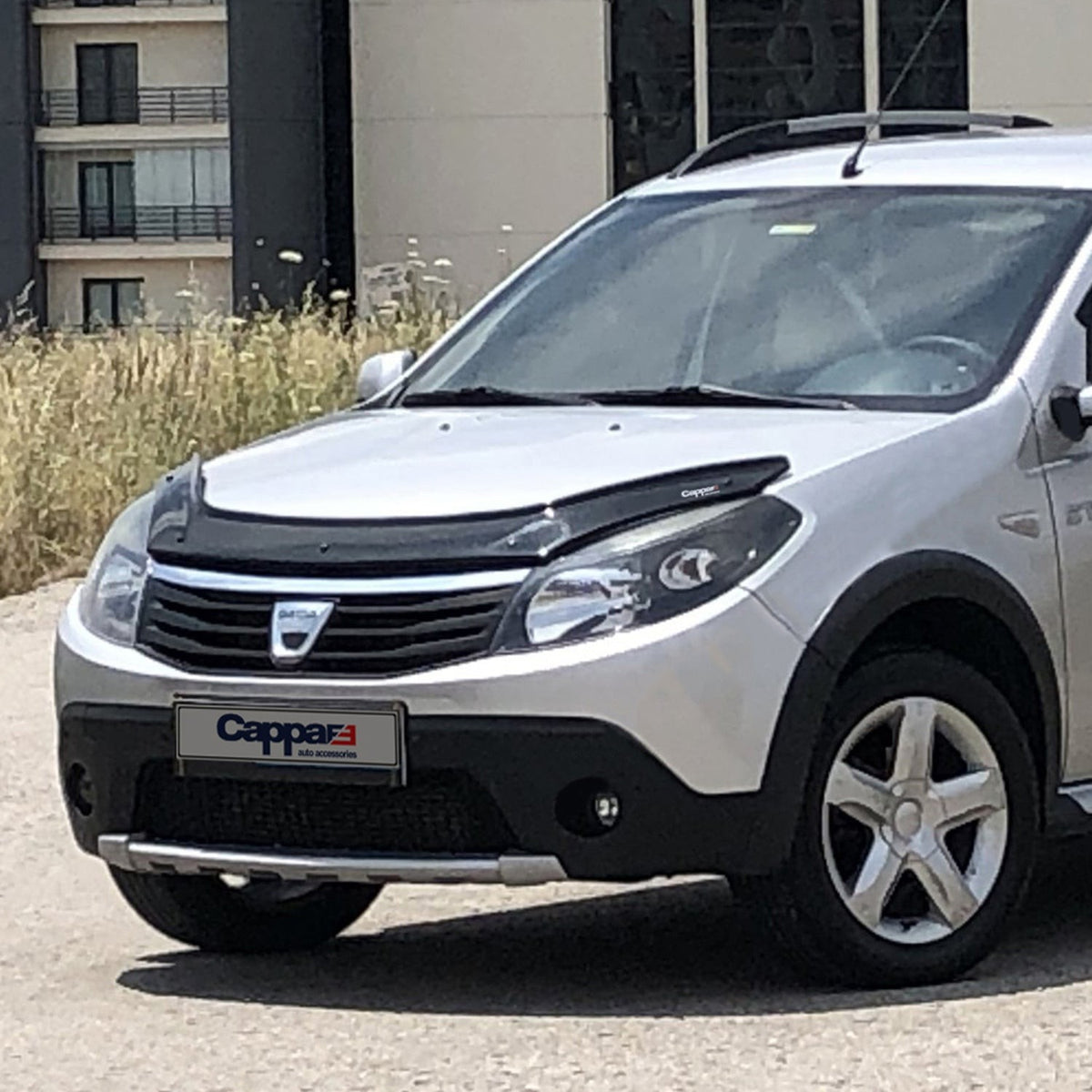 Dacia Sandero 2 2017-2020 Bonnet Wind Stone Deflector Bug Guard