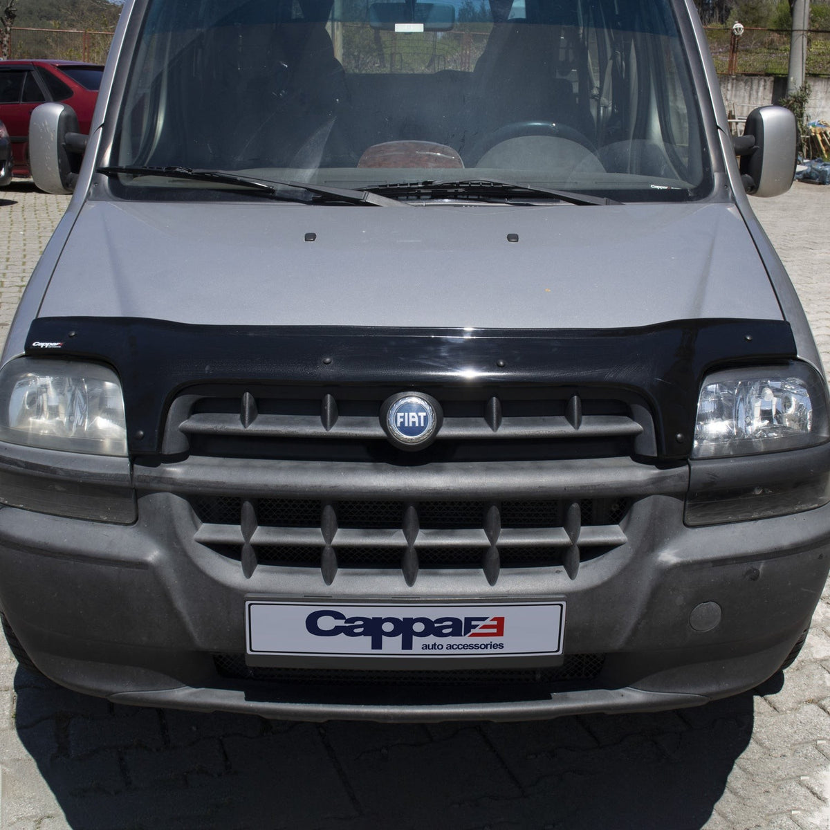 Fiat Doblo 1 (223) 2000-2009 Bonnet Wind Stone Deflector Bug Guard Stick-On