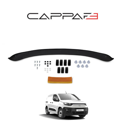 Fiat Doblo 2 (263) 2015-2022 Bonnet Wind Stone Deflector Bug Guard Stick-On