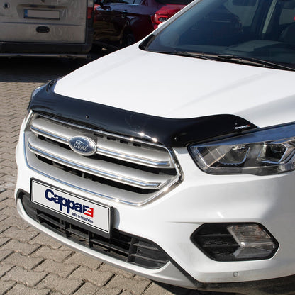 Ford Kuga 2 (C520) 2016-2019 Bonnet Wind Stone Deflector Bug Guard Stick-On