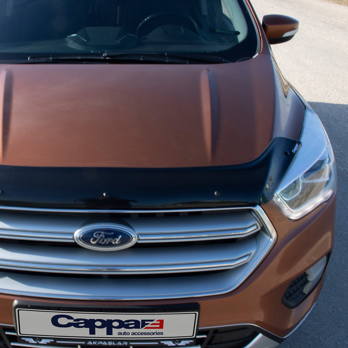 Ford Kuga 2 2016-2019 Bonnet Wind Stone Deflector Bug Guard Stick-On Matt