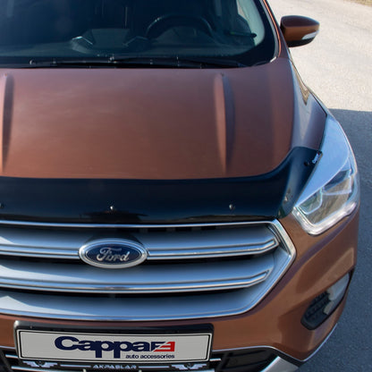 Ford Kuga 2 2016-2019 Bonnet Wind Stone Deflector Bug Guard Stick-On Matt
