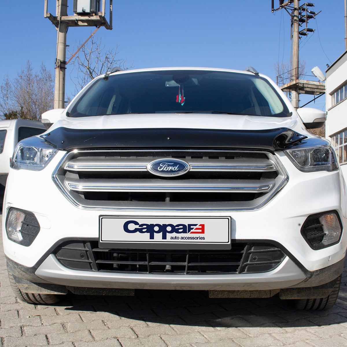 Ford Kuga 2 2016-2019 Bonnet Wind Stone Deflector Bug Guard Stick-On Matt